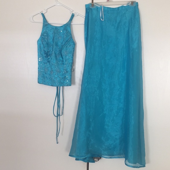 Blondie Nites Dresses & Skirts - Beautiful two piece sequined prom dress